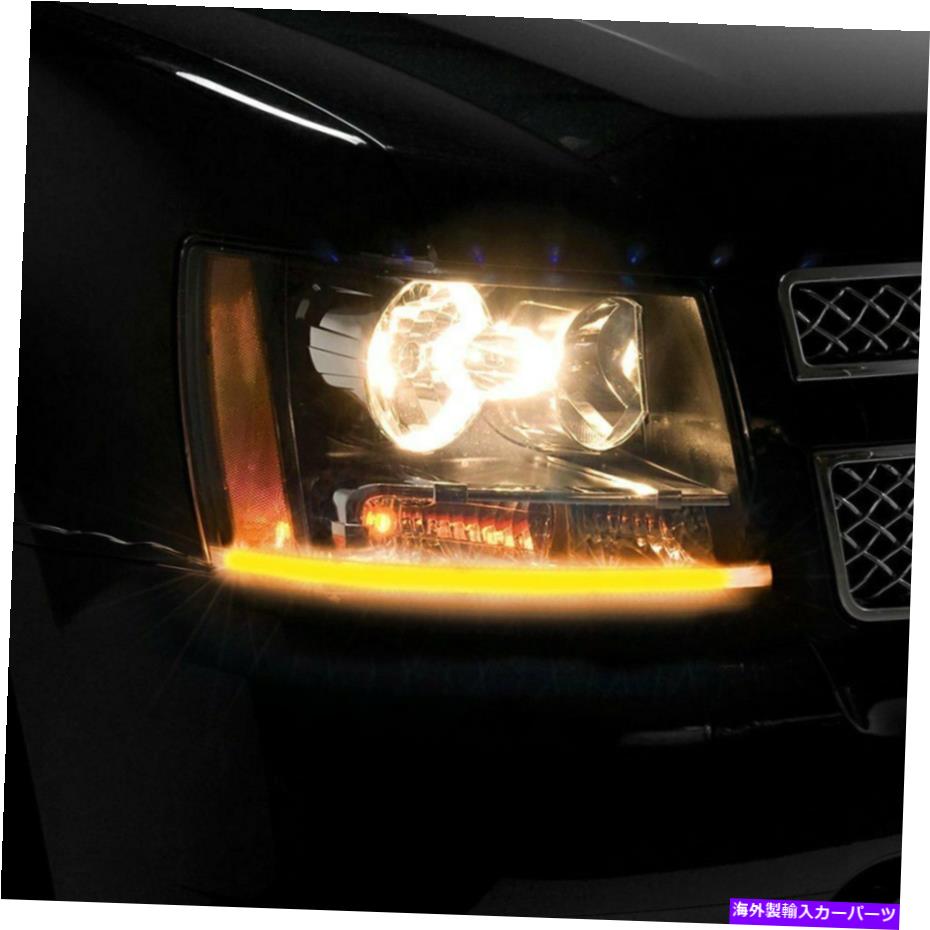 USヘッドライト Chevy Tahoe 2007-2014 PUTCO 290180TB G3スイッチバックLEDデイリンカー For Chevy Tahoe 2007-2014 Putco 290180TB G3 Switchback LED Dayliners【並行輸入品】