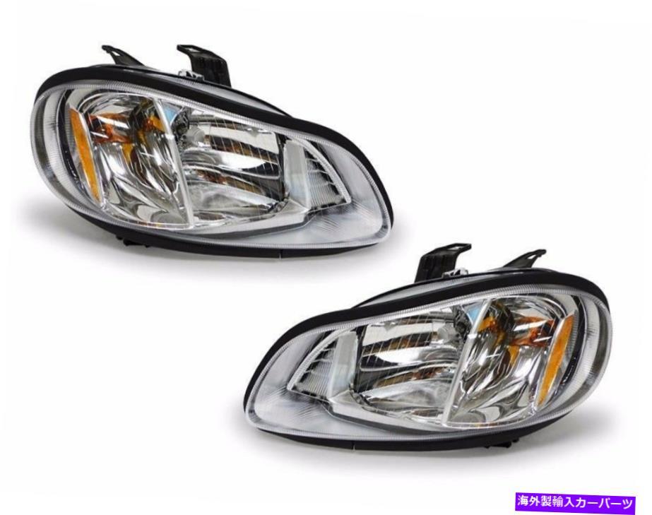 USヘッドライト Thomas C2 Bus 2008 2009 2010 2011 Headlightsフロントヘッドランプ - ペア THOMAS C2 BUS 2008 2009 2010 2011 HEADLIGHTS FRONT HEAD LAMPS - PAIR【並行輸入品】