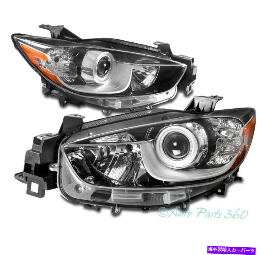 USヘッドライト 13 14 15 16 MAZDA CX-5 CX5ハロゲンプロジェクターヘッドライトヘッドランプランプクロム For 13 14 15 16 Mazda CX-5 CX5 Halogen Projector Headlights Headlamp Lamp Chrome【並行輸入品】