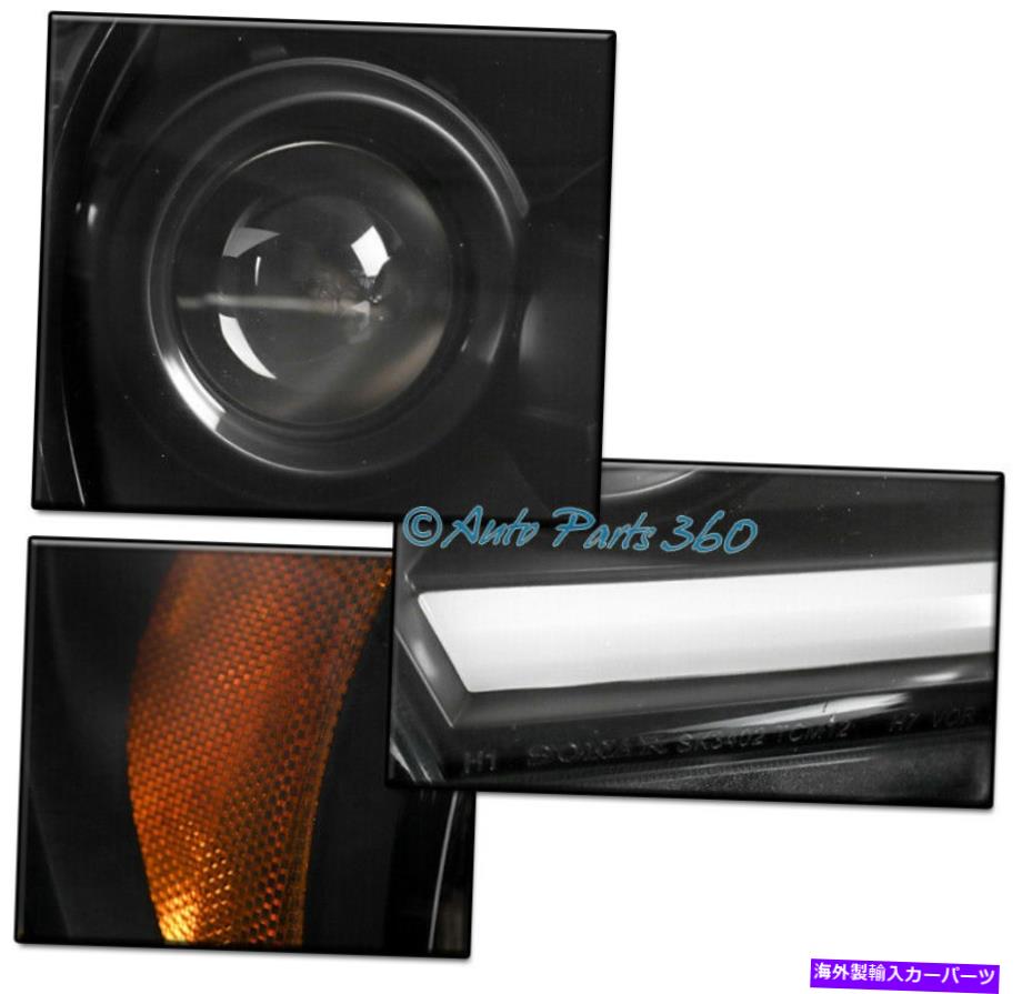 USヘッドライト 12-15トヨタタコマLEDバーブラックプロジェクターヘッドライトヘッドランプW /バンパーDRL FOR 12-15 TOYOTA TACOMA LED BAR BLACK PROJECTOR HEADLIGHT HEADLAMP W/BUMPER DRL【並行輸入品】