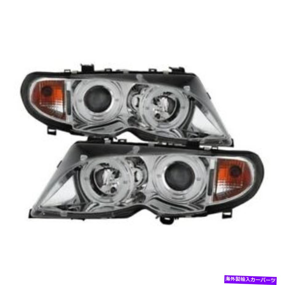USヘッドライト Spyder 5042408 Halo Projectorヘッドライトブラック2002-2005 BMW 330xi 2PC Spyder 5042408 Halo Projector Headlights Black For 2002-2005 BMW 330xi 2pc NEW【並行輸入品】
