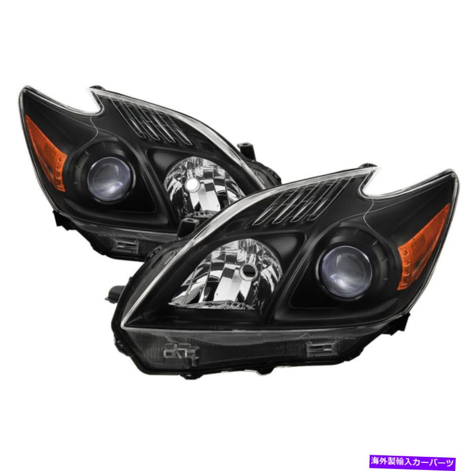 USヘッドライト Fit 10-11トヨタプリウスヘッドライト交換ブラック住宅ベースツーリング Fit 10-11 Toyota Prius Headlights Replacement Black Housing Base Touring【並行輸入品】