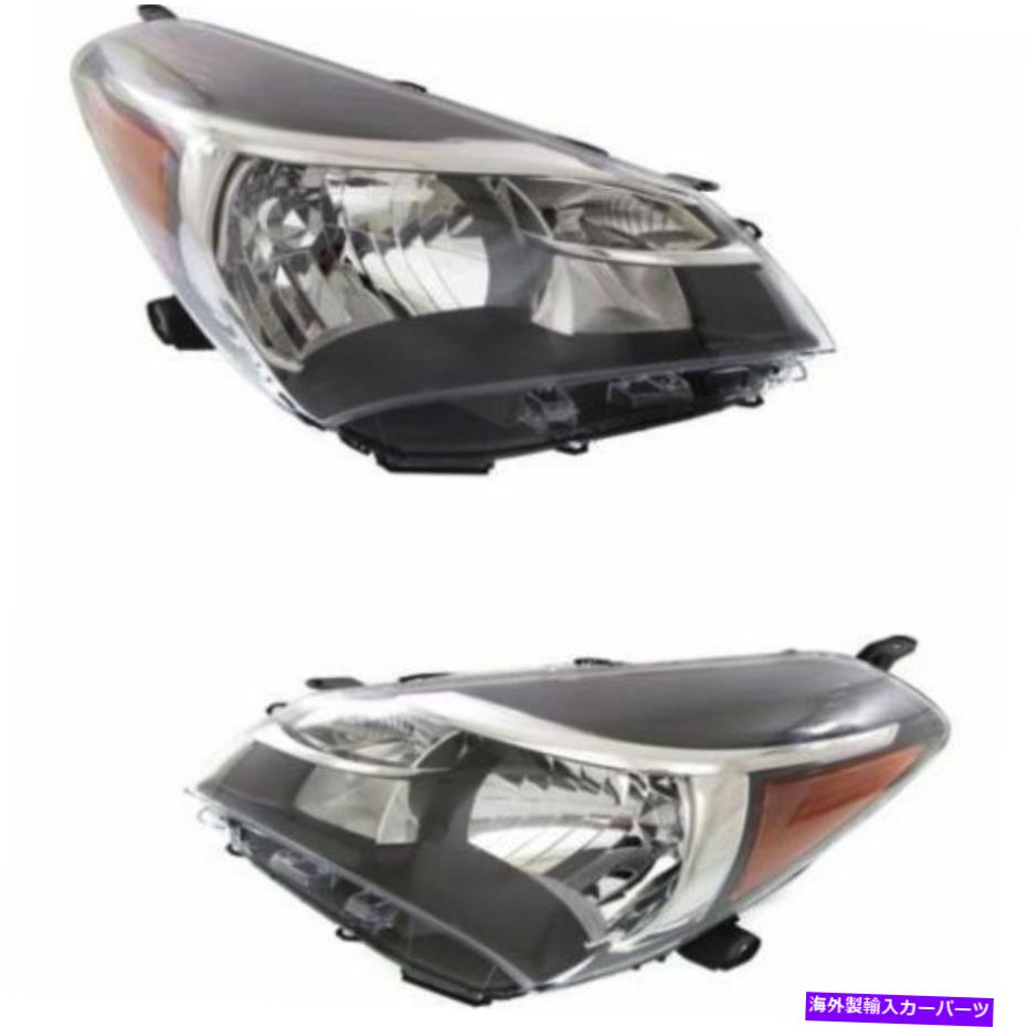 USヘッドライト 2015-2017トヨタ・ヤリス・ドライバー＆旅客サイドNSF New Depo Headlight Set For 2015-2017 Toyota Yaris Driver & Passenger Side NSF【並行輸入品】｜Us Custom Parts Shop USDM 58,012円