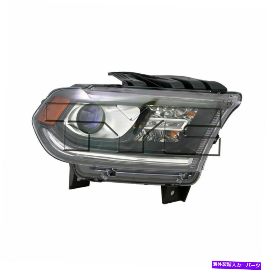 USヘッドライト 14-15 Dodge Durango（W / O LED DRL）ブラックハロゲン右側ヘッドライトRH For 14-15 Dodge Durango (w/o LED DRL) Black Halogen RIGHT Side Headlight RH【並行輸入品】