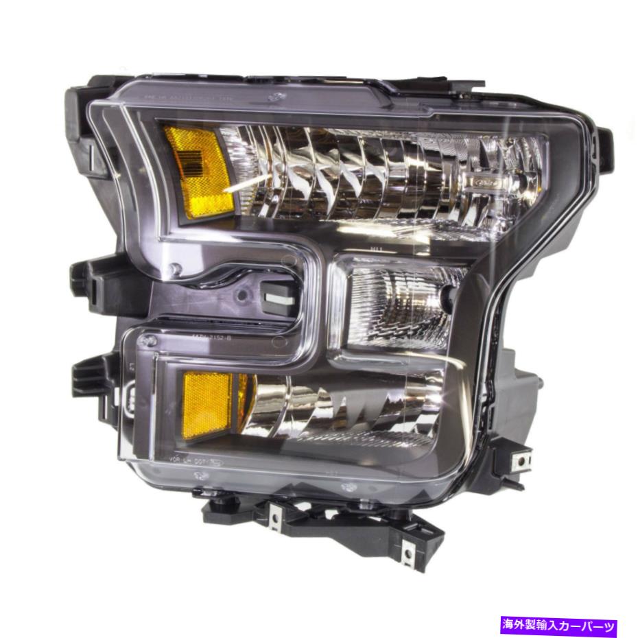 USヘッドライト 新しいOEM 2016-2017フォードF150ハロゲンヘッドランプグラファイトベゼルRH Passengerside NEW OEM 2016-2017 Ford F150 Halogen Headlamp Graphite Bezel RH PassengerSide【並行輸入品】