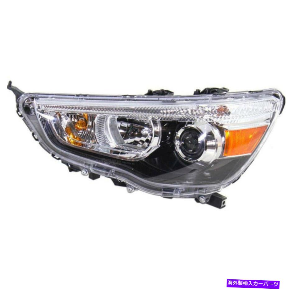 USヘッドライト 三菱アウトランダースポーツ/ RVR 2011-2015ヘッドライトアセンブリハロゲンカーパ Fits Mitsubishi Outlander Sport/RVR 2011-2015 Headlight Assembly Halogen CAPA【並行輸入品】