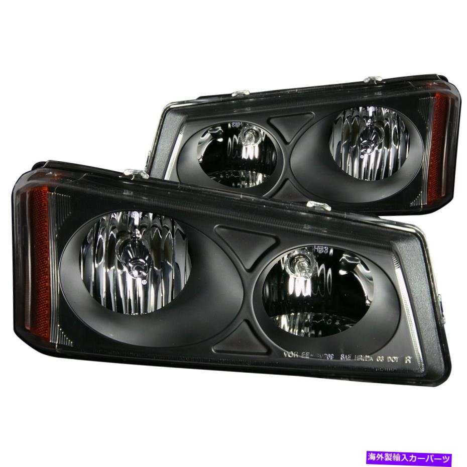 USヘッドライト Anzo USA 111009クリスタルヘッドライトセット Anzo USA 111009 Crystal Headlight Set【並行輸入品】|Us Custom Parts Shop USDM