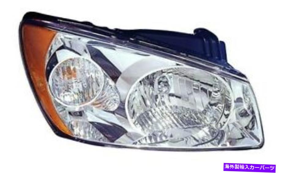 USヘッドライト ドライバーの左ヘッドライトヘッドランプフィット2004 05 06 Kia Spectra Sedan LX For Driver Left Headlight Headlamp Fit 2004 05 06 Kia Spectra Sedan Lx【並行輸入品】