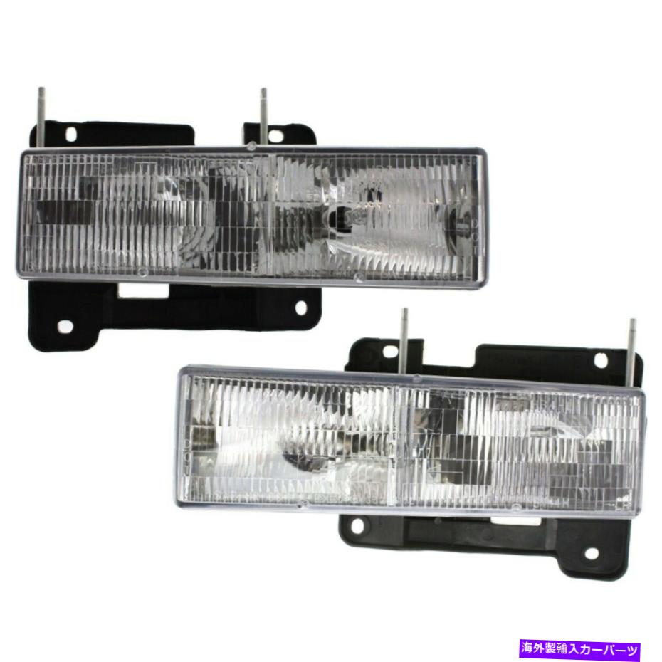 USヘッドライト ヘッドライトランプ左右GM2503101C、GM2502101C 15034930,15034929 LH＆RH Headlight Lamp Left-and-Right GM2503101C, GM2502101C 15034930, 15034929 LH & RH【並行輸入品】