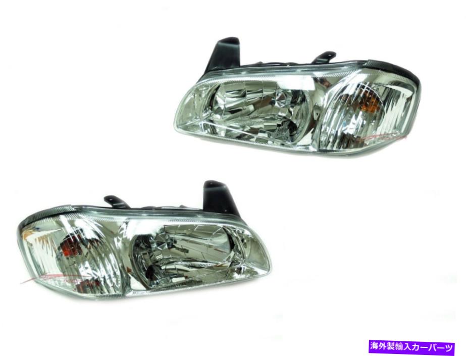 USヘッドライト 2000-2001日産マキシマGXE SEヘッドライトドライバー＆旅客サイドLH + RH For 2000-2001 Nissan Maxima GLE GXE SE Head Lights Driver & Passenger Side LH+RH【並行輸入品】