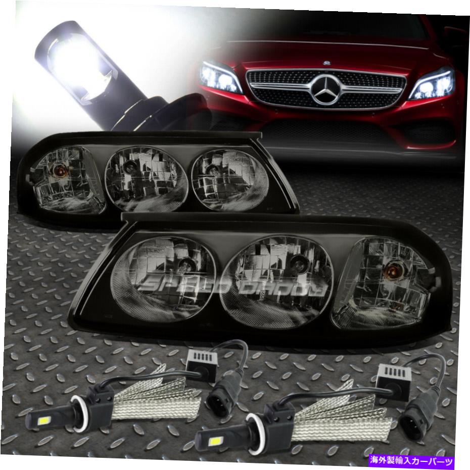 USヘッドライト 喫煙ハウジングヘッドライト+クリアコーナー+ 6000KホワイトLEDシステム00-05インパラ SMOKED HOUSING HEADLIGHT+CLEAR CORNER+6000K WHITE LED SYSTEM FOR 00-05 IMPALA【並行輸入品】