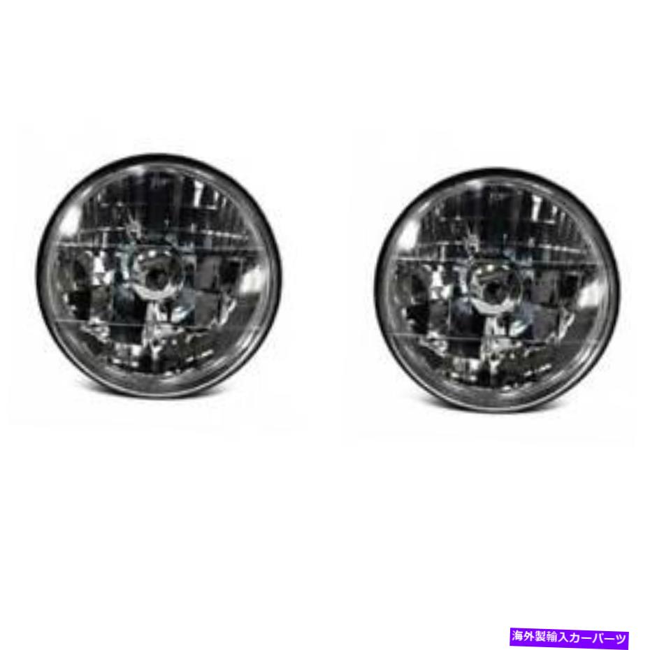 USヘッドライト カマロヘッドライト、7インチラウンドホワイトダイヤモンド、1967-1981 33-366073-1 Camaro Headlight, 7 Inch Round White Diamond, 1967-1981 33-366073-1【並行輸入品】