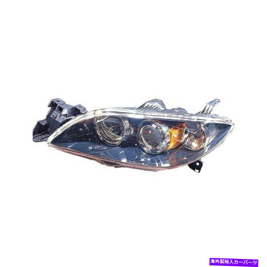 USヘッドライト MAZDA 3 2004-2009の場合MA2518108Vドライバ側の交換ヘッドライト For Mazda 3 2004-2009 Replace MA2518108V Driver Side Replacement Headlight【並行輸入品】
