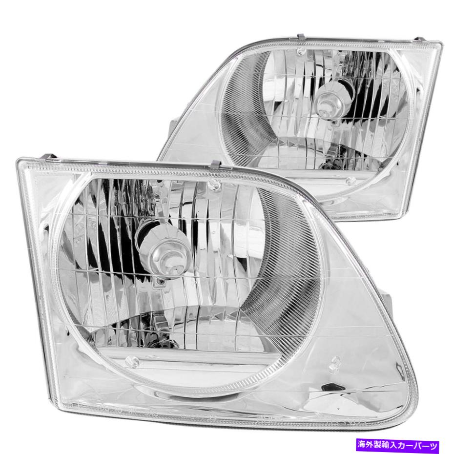 USヘッドライト Anzo USA 111030クリスタルヘッドライトセット収集97-04 Expedition F-150 F-150遺産 Anzo USA 111030 Crystal Headlight Set Fits 97-04 Expedition F-150 F-150 Heritage【並行輸入品】