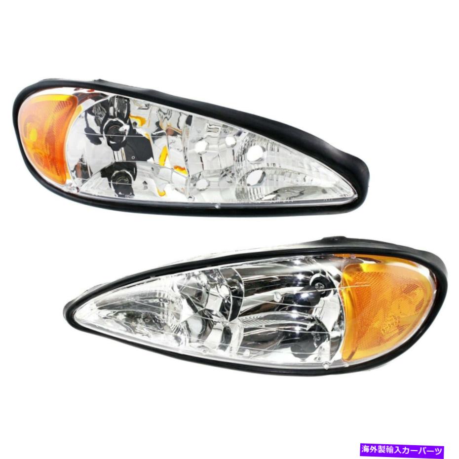 USヘッドライト ヘッドライト99-2005ポンティアックグランドAMドライバー＆旅客サイドW /電球用セット Headlight Set For 99-2005 Pontiac Grand Am Driver & Passenger Side w/ bulb【並行輸入品】｜Us Custom Parts Shop USDM 30,993円