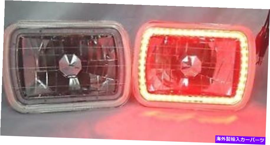 USヘッドライト 1978-1981 Chevy El Camino 7x6 H6014 / 6052/6054 Chrome Crystal SMD Ring Halo Re ... 1978-1981 Chevy El Camino 7X6 H6014/6052/6054 Chrome Crystal SMD Ring Halo Re...【並行輸入品】