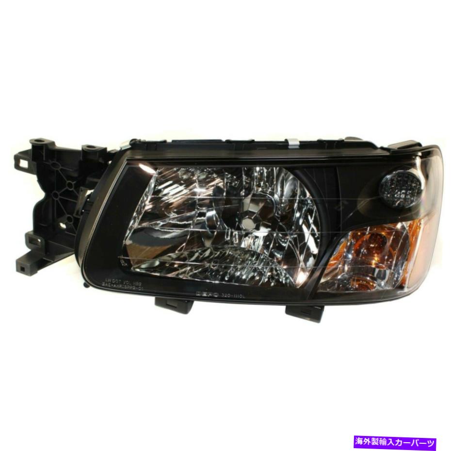 USヘッドライト 2003年から2004年のSubaru Forester X XS 2004 Forester XTのためのヘッドライト Headlight For 2003-2004 Subaru Forester X XS 2004 Forester XT Left With Bulb【並行輸入品】