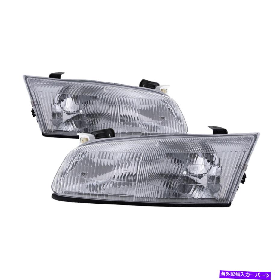USヘッドライト ヘッドライトハロゲンセット左右ペアは1997年から1999年に合わせてトヨタカムリ Headlights Halogen Set Left Right Pair Fits 1997-1999 Toyota Camry【並行輸入品】