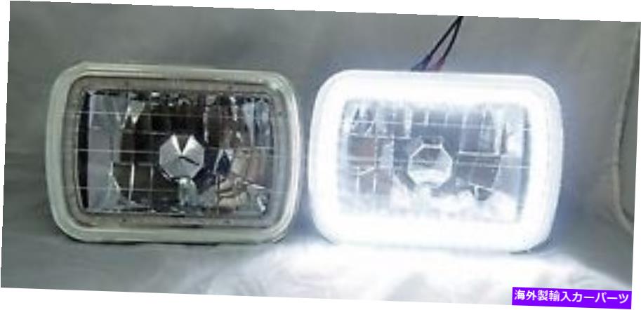 USヘッドライト 1978年、1979年シーボーモンテカルロ7x6 H6014 / 6052/6054 Chrome Crystal SMDリングHalo ... 1978, 1979 Chevy Monte Carlo 7X6 H6014/6052/6054 Chrome Crystal SMD Ring Halo...【並行輸入品】