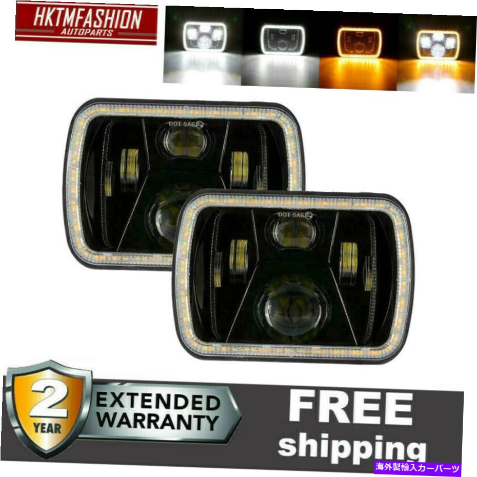USヘッドライト Jeep Cherokee XJ YJ用ペア5x7 \