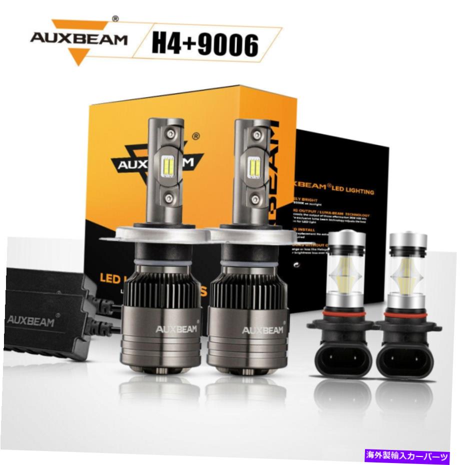 USヘッドライト AuxBeam H4 9145 Canbus LEDヘッドライト電球はトヨタRAV4 2001-2003 2005 2005 AUXBEAM H4 9145 Canbus LED Headlight Bulbs For Toyota RAV4 2001-2003 2004 2005【並行輸入品】