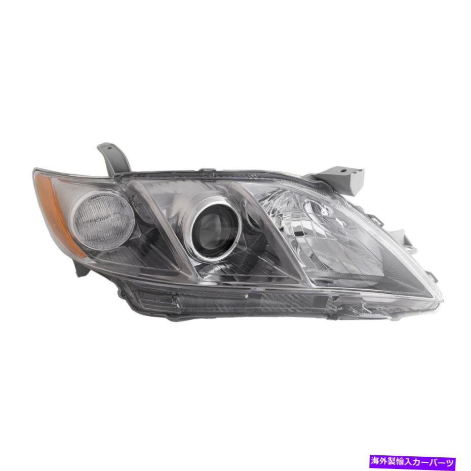 USヘッドライト Toyota Camry SE米国のハロゲンヘッドライトヘッドランプ右乗客 Fits 07-09 Toyota Camry Se Us Built Halogen Headlight Headlamp Right Passenger【並行輸入品】