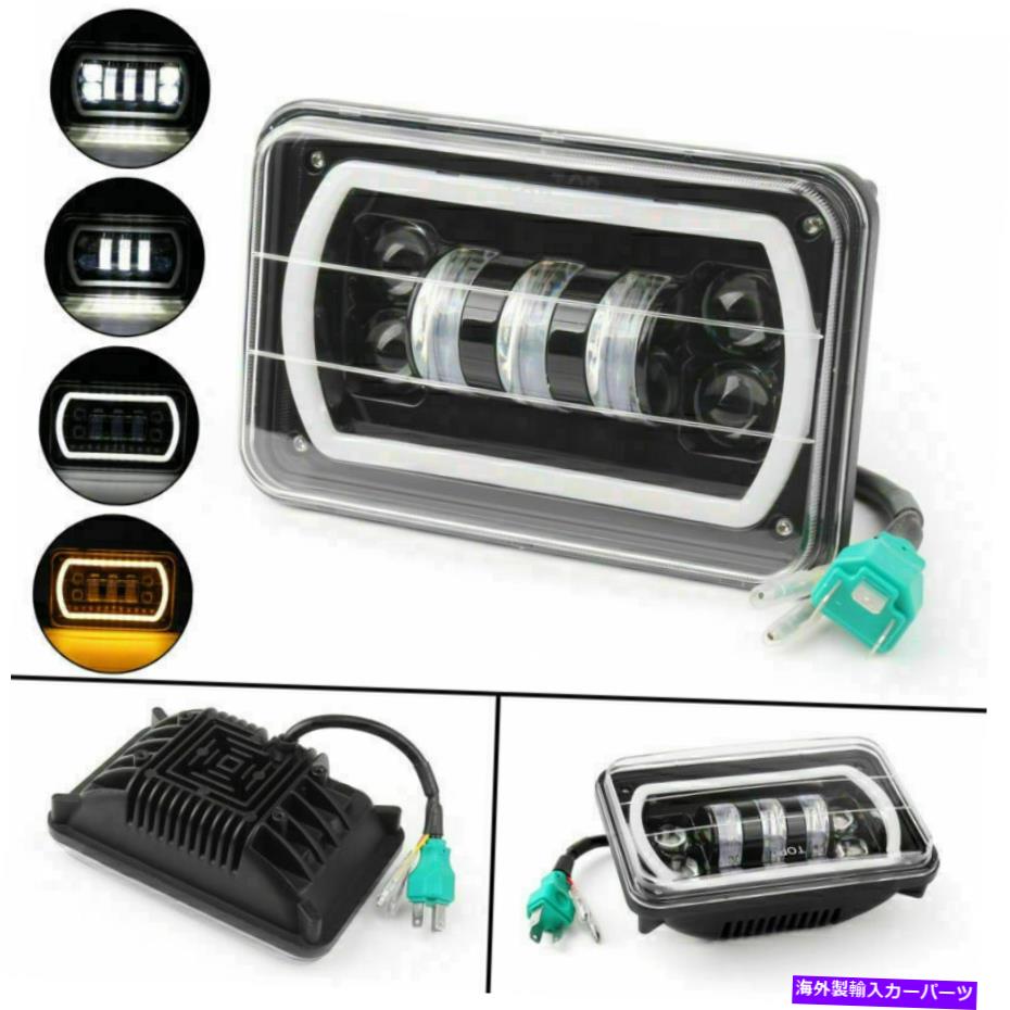 USヘッドライト 4 "x 6" LEDの電球DRL結晶クリアシールビームヘッドランプヘッドライトUA CA 4"X6" LED Light Bulbs DRL Crystal Clear Sealed Beam Headlamp Headlight UA CA【並行輸入品】｜Us Custom Parts Shop USDM
