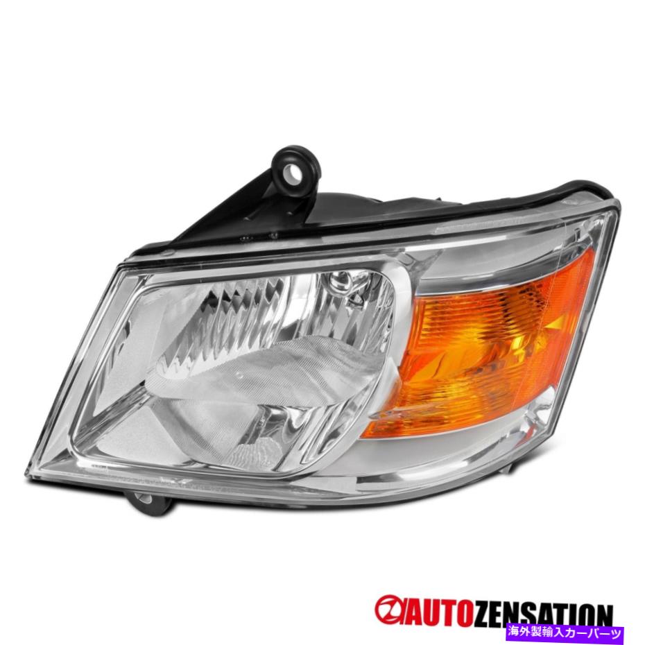 USヘッドライト 2008-2010 Dodge Grand Caravanドライバー左サイドクリアレンズヘッドライトランプ1PC For 2008-2010 Dodge Grand Caravan Driver Left Side Clear Lens Headlight Lamp 1PC【並行輸入品】