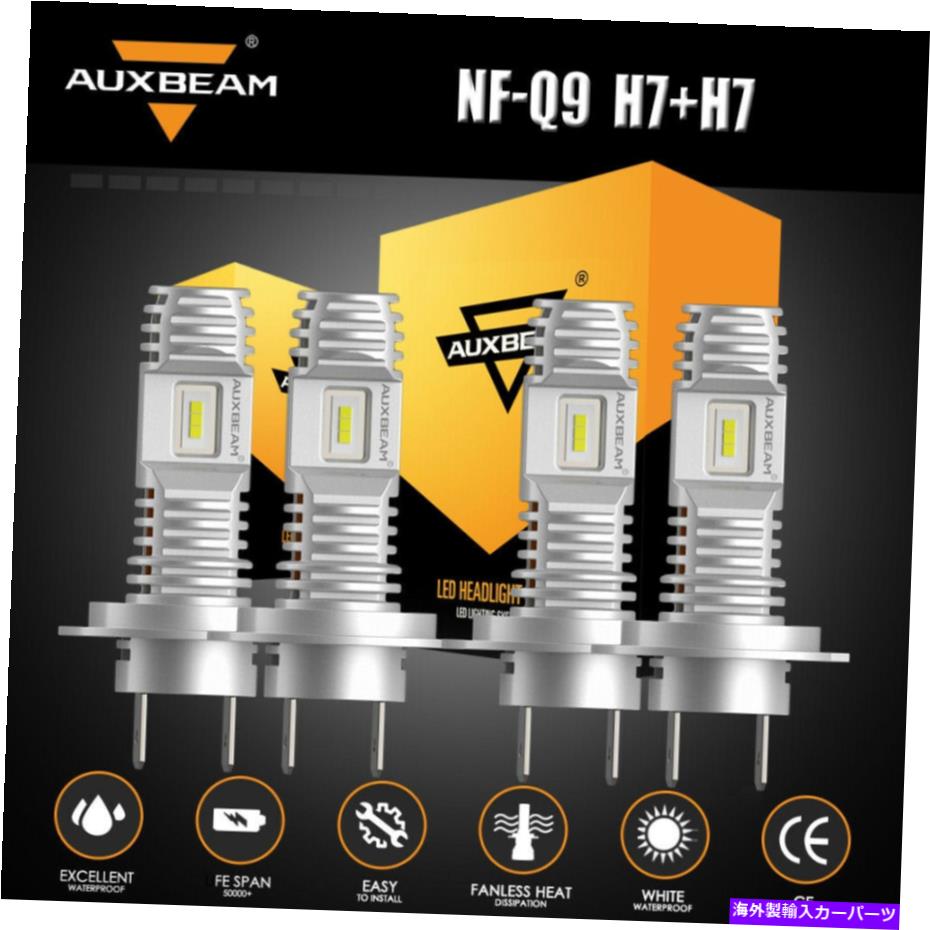 USヘッドライト メルセデスベンツC250 C300 C350 - 4Xコンボヘッドライト高＆ロービームLED電球 For Mercedes-Benz C250 C300 C350 - 4X Combo Headlight High & Low Beam LED Bulbs【並行輸入品】