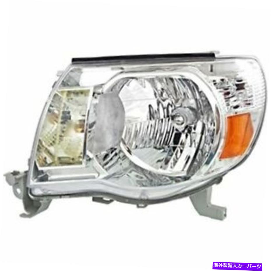 USヘッドライト フィット05-11タコマ左運転側のヘッドライトアセンブリW / Chrome Bezel Fits 05-11 Tacoma Left Driver Side Headlight Assembly w/Chrome Bezel【並行輸入品】