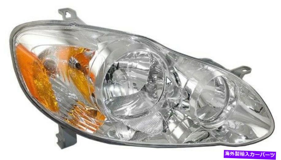 USヘッドライト 2005年から2008年の新しいDEPO旅客サイドヘッドライトToyota Corolla CEル New Depo Passenger Side Headlight For 2005-2008 Toyota Corolla CE LE【並行輸入品】