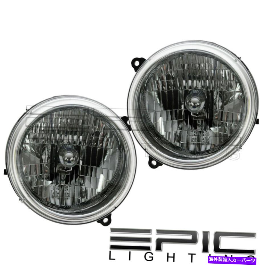 USヘッドライト 2002-2003ジープ自由のための左右の側面ペアランプ Left Right Sides Pair Head Lamps for 2002-2003 JEEP LIBERTY【並行輸入品】｜Us Custom Parts Shop USDM