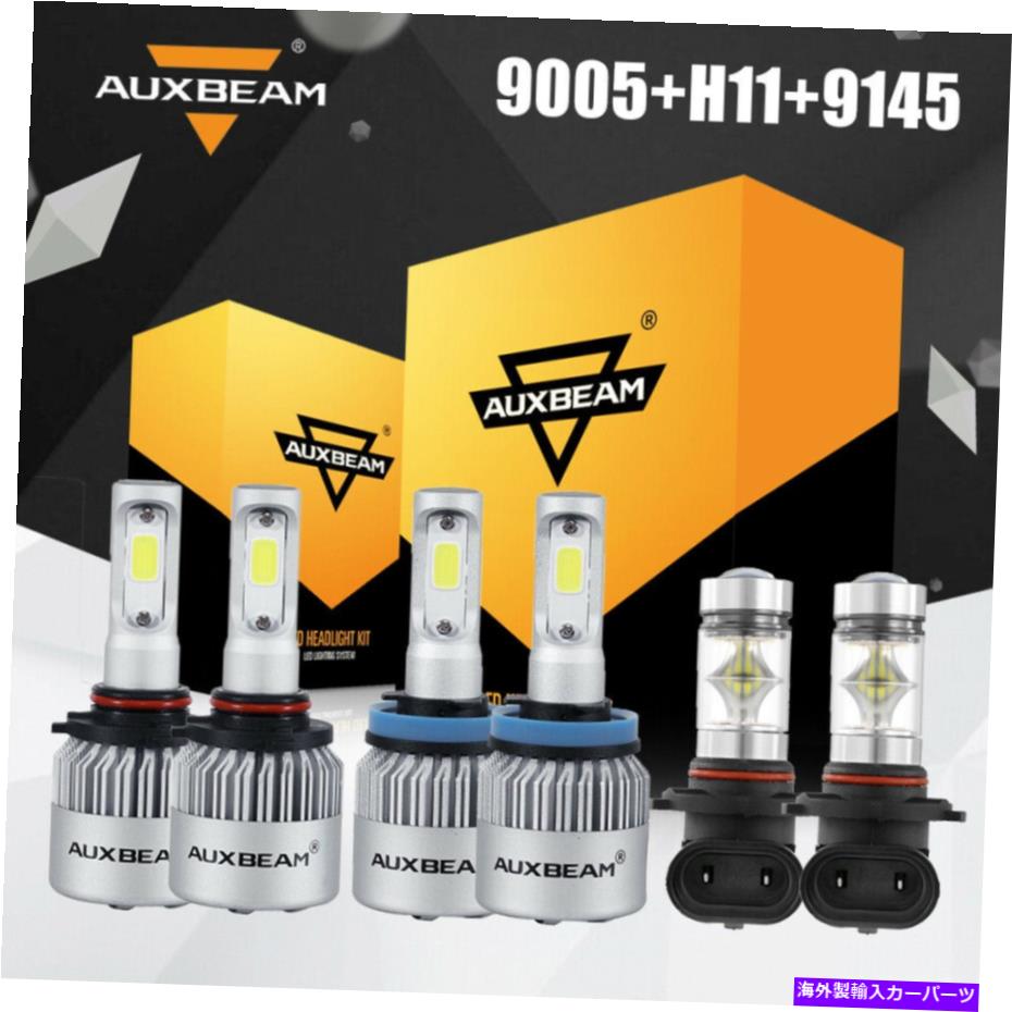 USヘッドライト Dodge Ram 1500 2500 2009-2018 Auxbeam LEDヘッドライトフォグ電球 Fit For Dodge Ram 1500 2500 3500 2009-2018 AUXBEAM LED Headlight Fog Light Bulbs【並行輸入品】