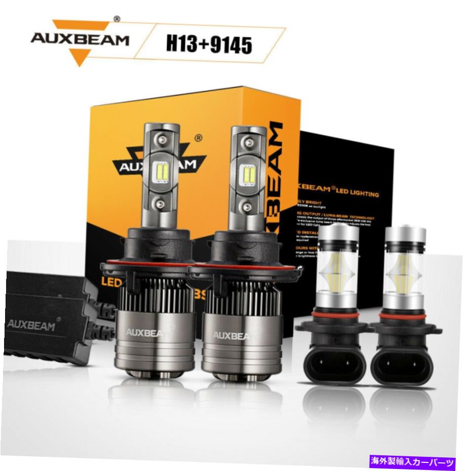 USヘッドライト Ford Expedition 07-2014 AuxBeam Canbus LEDヘッドライトHI / LO +フォグ電球 For Ford Expedition 07-2014 AUXBEAM Canbus LED Headlight Hi/Lo + Fog Light Bulbs【並行輸入品】