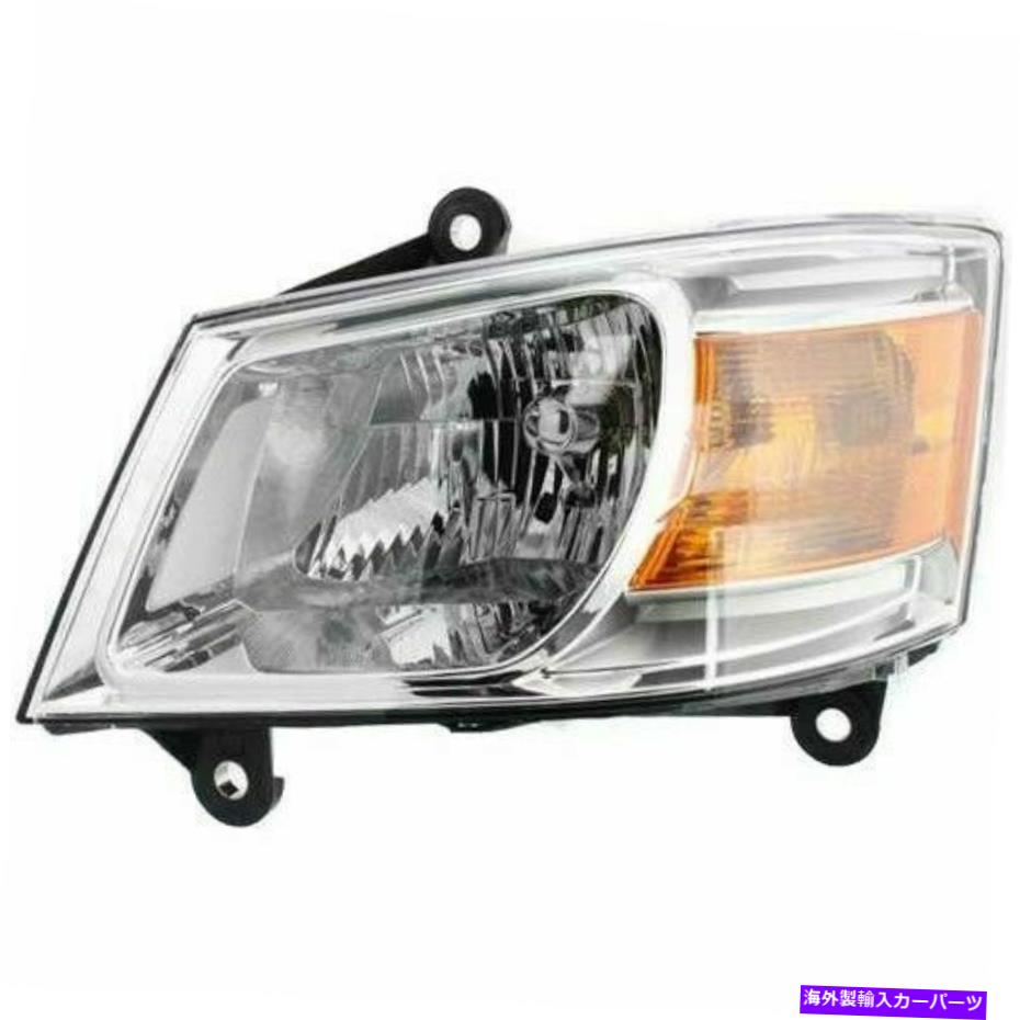 USヘッドライト Lew 2008-2010 Bulb CH2502191が付いているグランドキャラバン運転側のヘッドライト NEW 2008-2010 GRAND CARAVAN DRIVER SIDE HEADLIGHT WITH BULB CH2502191【並行輸入品】 31,932円