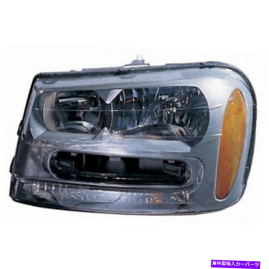 USヘッドライト ヘッドライト左ドライバーカーパはシボレートレイブラザル02-09（02-08 LS / 06-09 SS） Headlight Left Driver CAPA Fits Chevrolet Trailblazer 02-09 (02-08 LS/06-09 SS)【並行輸入品】