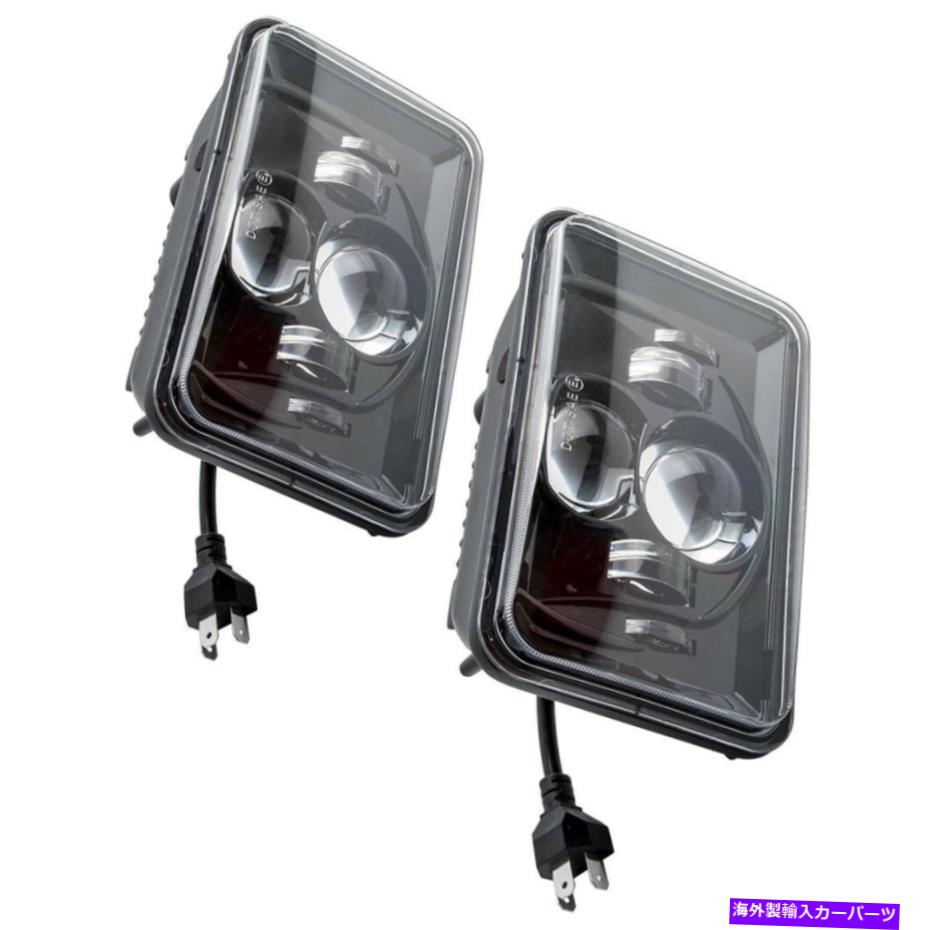 USヘッドライト Kenworth T800 T400 T600 W900B W900Lクラシック用120W LEDヘッドライトDRL 120W LED Headlights DRL For Kenworth T800 T400 T600 W900B W900L Classic【並行輸入品】