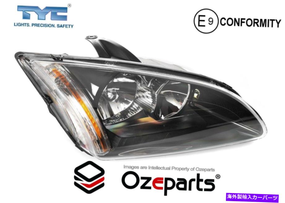 USヘッドライト RH RHS右ヘッドライトランプブラックフォーカスLS LS LS LT HACK / SEDAN 2005~2009 RH RHS Right Head Light Lamp Black For Ford Focus LS LT Hatch / Sedan 2005~2009【並行輸入品】