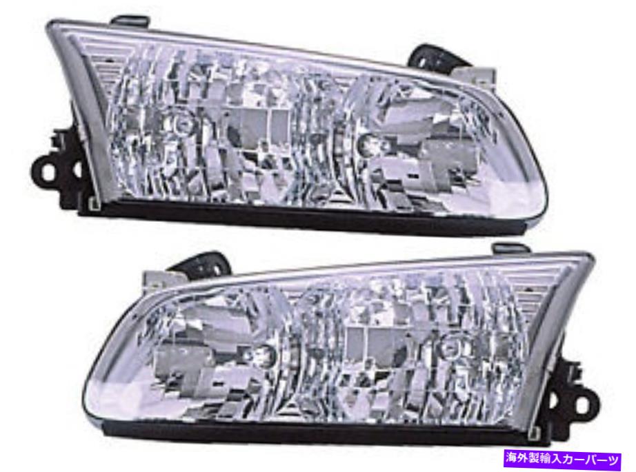 USヘッドライト 2000年2001年トヨタカムリーヘッドライトペアセット For 2000 2001 Toyota Camry Headlights Pair Set【並行輸入品】