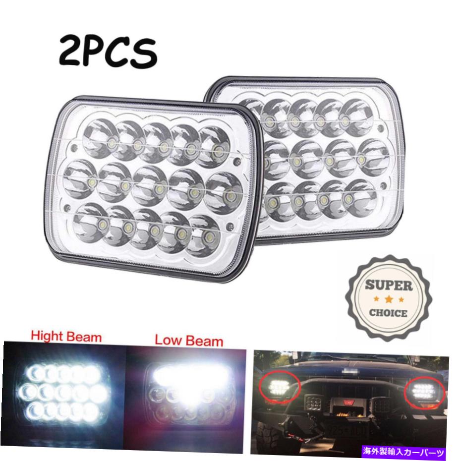 USヘッドライト Kenworth T300 LH RH1997-2010トラックジープ用2倍LEDヘッドライトシールハイ/ロービーム 2x LED Headlight Sealed Hi/Low Beam For Kenworth T300 LH RH1997-2010 Truck Jeep【並行輸入品】