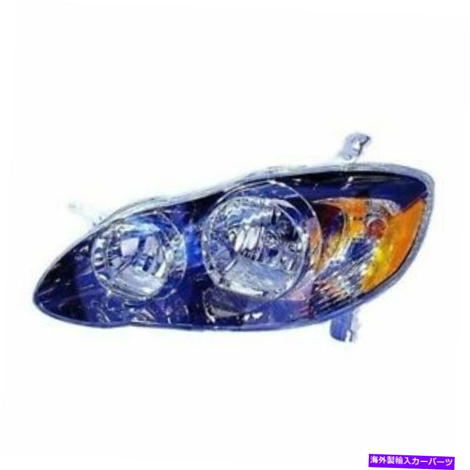USヘッドライト 2005年2008年トヨタカローラS / XRS LH左ドライバーサイドヘッドライトランプNEW 2005 2008 For TOYOTA COROLLA S/XRS LH LEFT DRIVER SIDE HEADLIGHT LAMP NEW【並行輸入品】