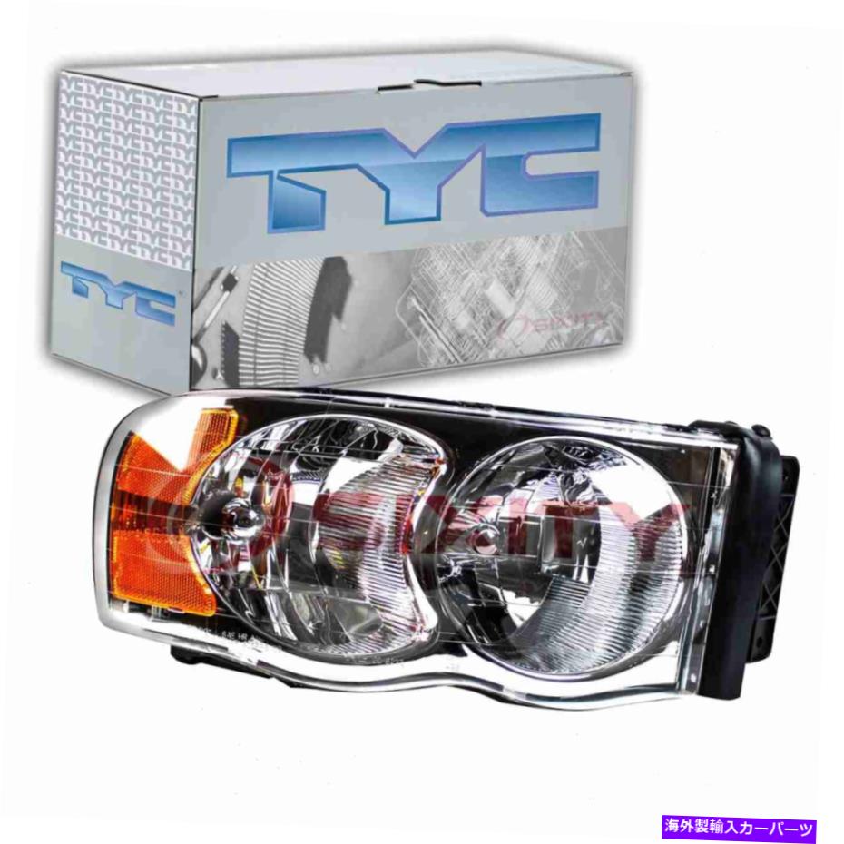 USヘッドライト 2003-2005のDodge RAM 3500電気WXのTYC右ヘッドライトアセンブリ TYC Right Headlight Assembly for 2003-2005 Dodge Ram 3500 Electrical wx【並行輸入品】
