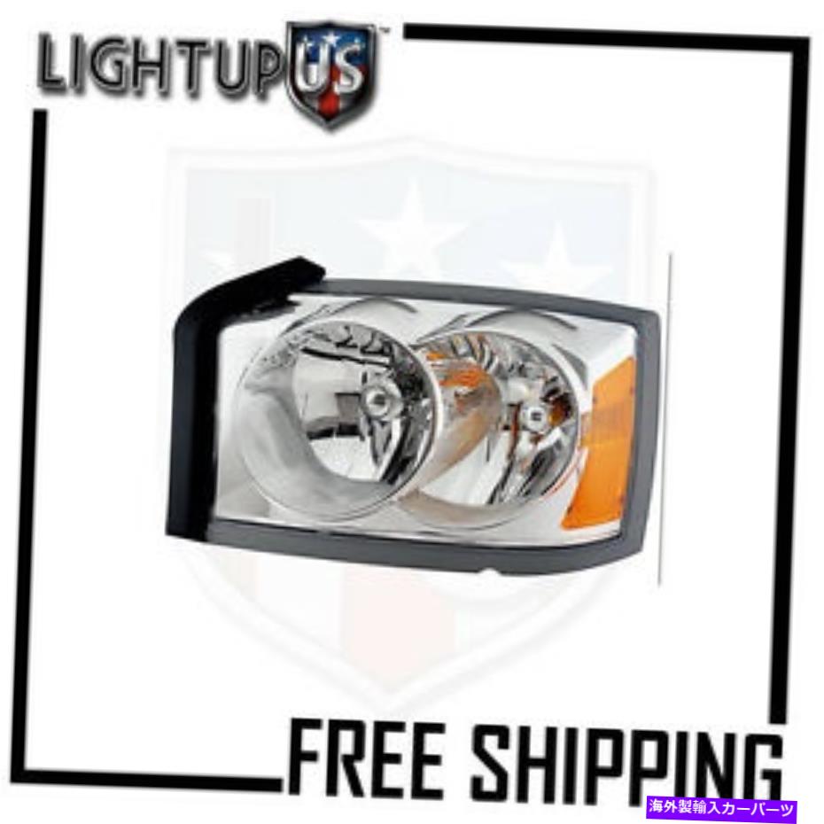 USヘッドライト ヘッドライトヘッドランプは05-07ドッジダコタピックアップトラックだけに残っています Headlights Headlamps Left Only for 05-07 Dodge Dakota Pickup Truck【並行輸入品】