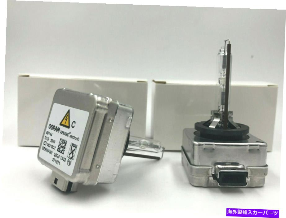 USヘッドライト 2倍の新しいOEM 03-14ポルシェ・カイエン・キセノンオスラムD1S HIDヘッドライト電球 2x New OEM 03-14 Porsche Cayenne Xenon Osram D1S HID Headlight Bulb【並行輸入品】