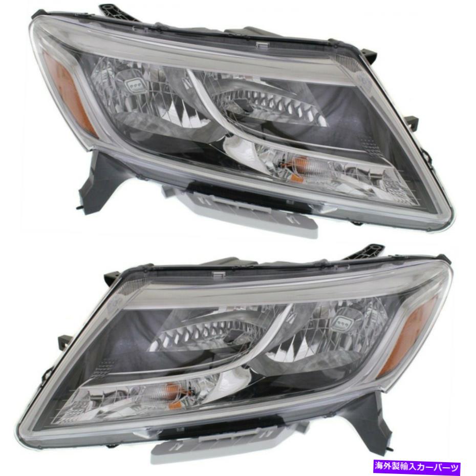 USヘッドライト 2013-2016日産パスファインダーのヘッドライトセット球根2pcで左右 Headlight Set For 2013-2016 Nissan Pathfinder Left and Right With Bulb 2Pc【並行輸入品】