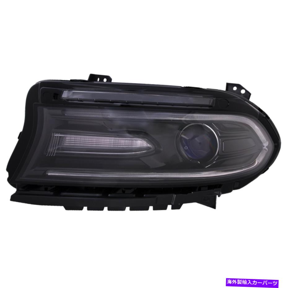 USヘッドライト Headlight Halogen Projector 2015-2016 Dodge Charger Code LMCのための左のドライバ Headlight Halogen Projector Left Driver For 2015-2016 Dodge Charger Code LMC【並行輸入品】