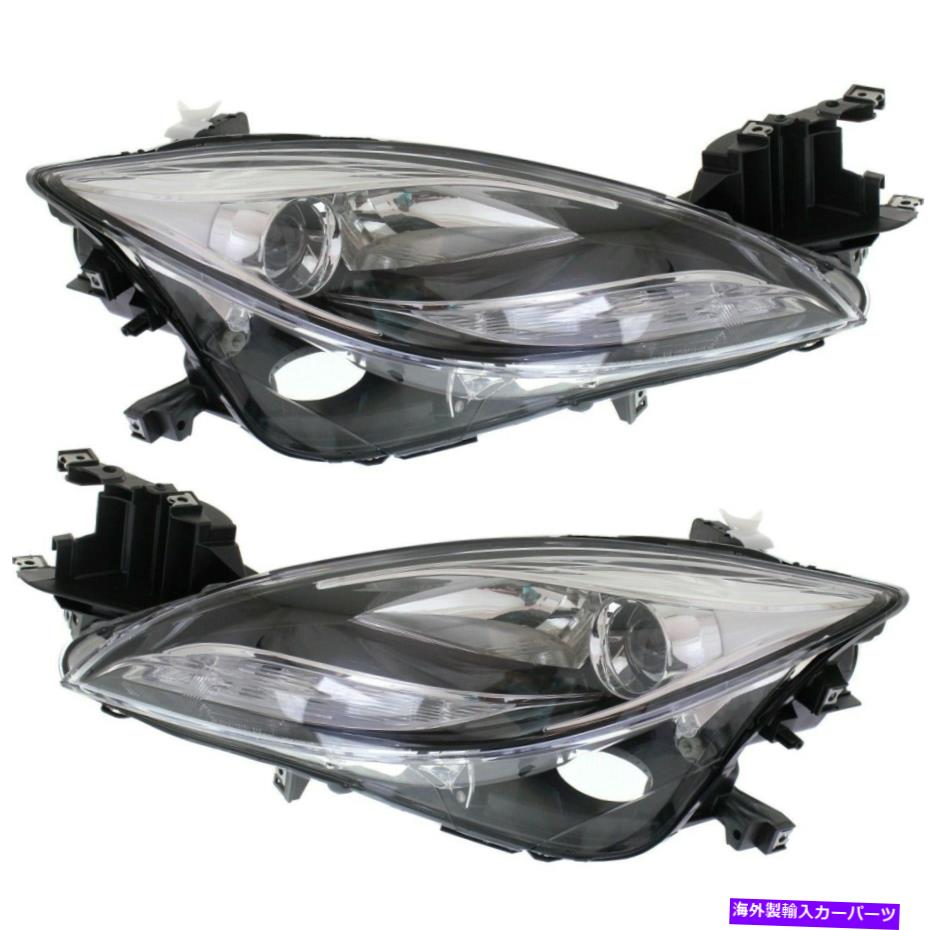 USヘッドライト Headlight Set 2011年2012年マツダ6セダン左右HID 2PC Headlight Set For 2011 2012 2013 Mazda 6 Sedan Left and Right HID 2Pc【並行輸入品】