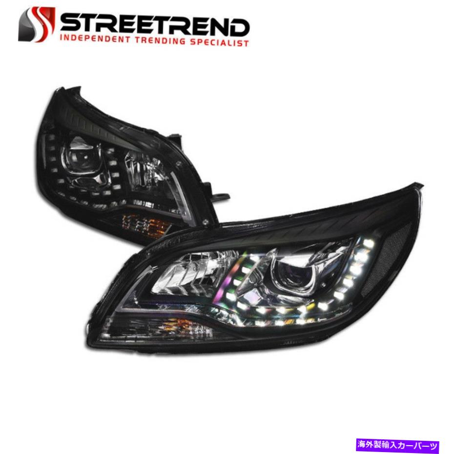USヘッドライト 2013-2015 Chevy Malibu / 2016 Limited Halo DRL LEDプロジェクターヘッドライトブラック For 2013-2015 Chevy Malibu/2016 Limited Halo DRL LED Projector Headlights Black【並行輸入品】|Us Custom Parts Shop USDM