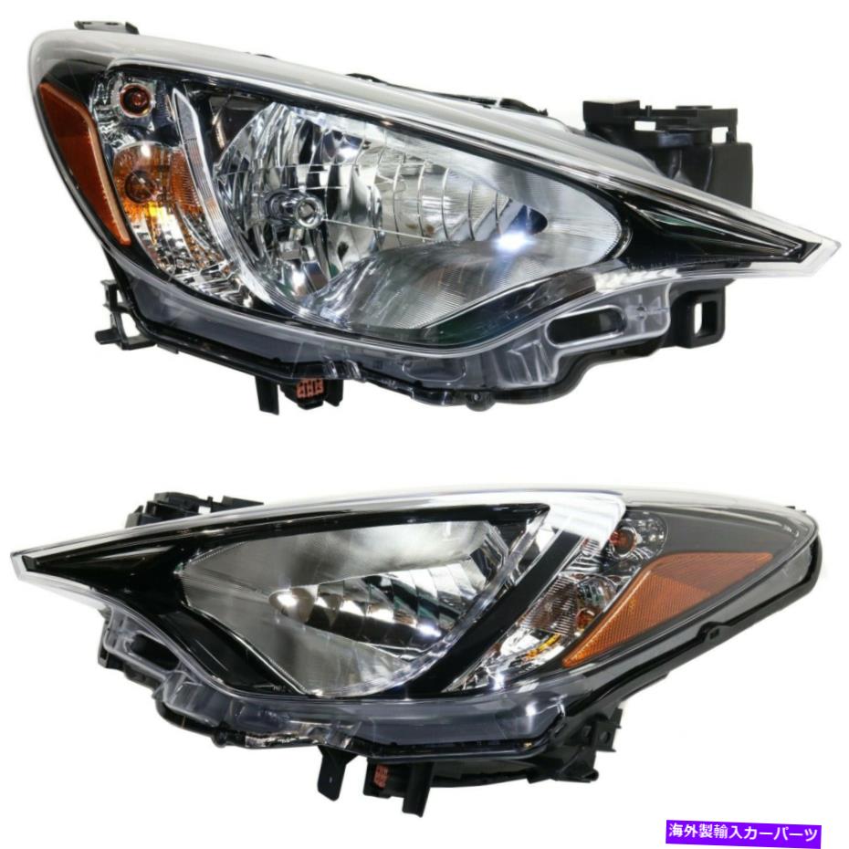 USヘッドライト 2017年から2018年のヘッドライトトヨタヤリスIAペアドライバーと助手席側 Headlight For 2017-2018 Toyota Yaris iA Pair Driver and Passenger Side【並行輸入品】 61,986円