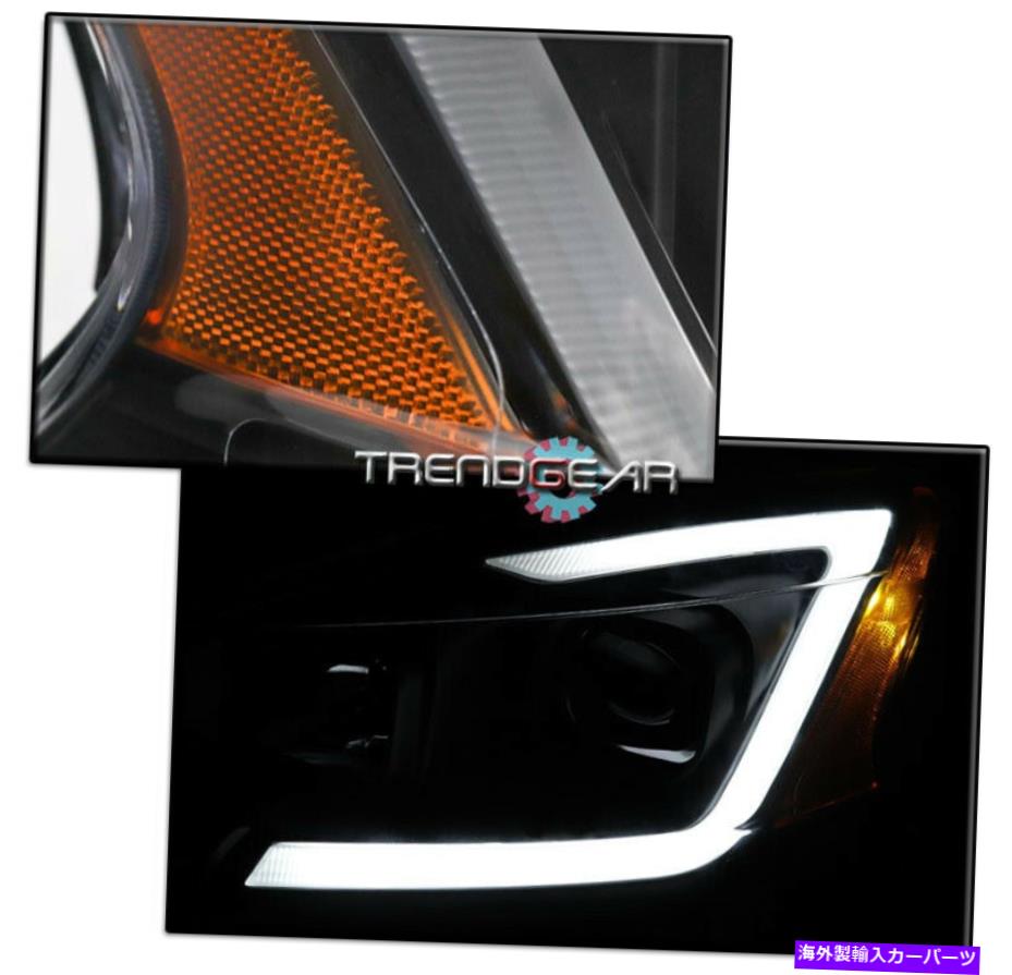 USヘッドライト 2014年2014年2015年のSentra LEDネオンチューブプロジェクターヘッドライトヘッドランプランプブラック FOR 2013 2014 2015 SENTRA LED NEON TUBE PROJECTOR HEADLIGHT HEADLAMP LAMP BLACK【並行輸入品】